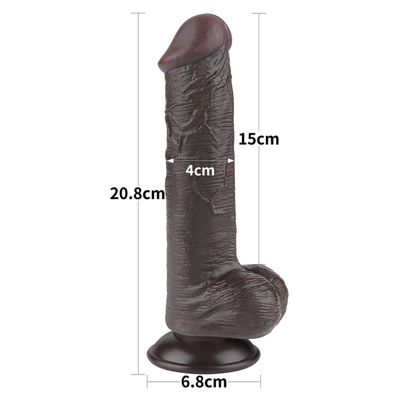 Sliding-Skin 15 cm tamni dildo hover