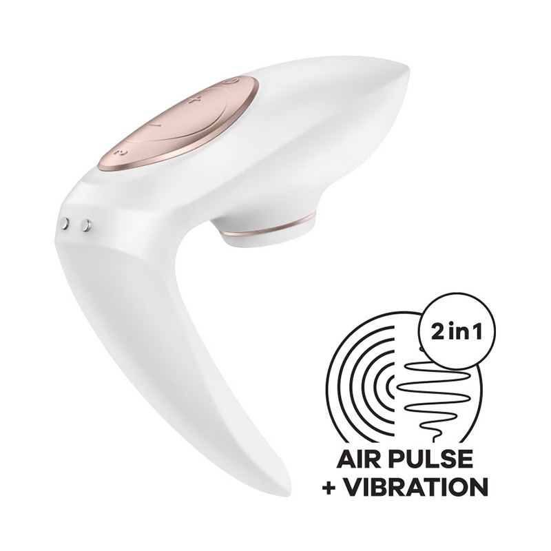Beli vibrator za parove Satisfyer Pro 4 Couples