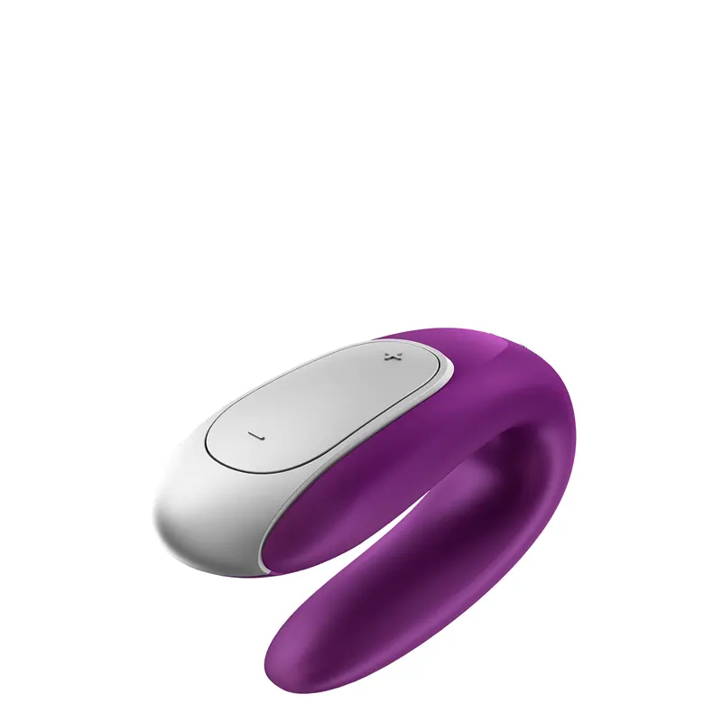 Vibrator za parove aplikacija Satisfyer Double Fun Violet hover