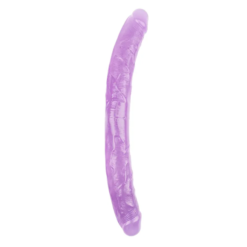 Ljubicasti dupli dildo 46cm hover