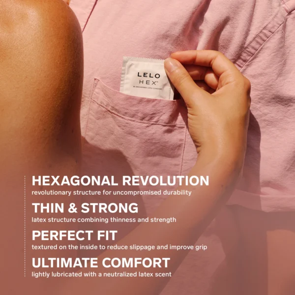 Lelo HEX Original kondomi - Image 3