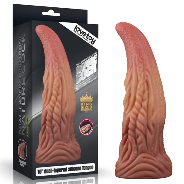 Dildo “Dual Layered” Tongue