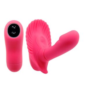Fancy Clamshell vibrator sa daljinskim