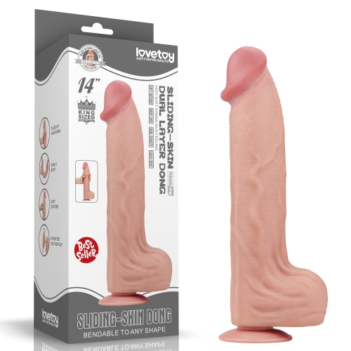 Dildo Sliding Skin 14″