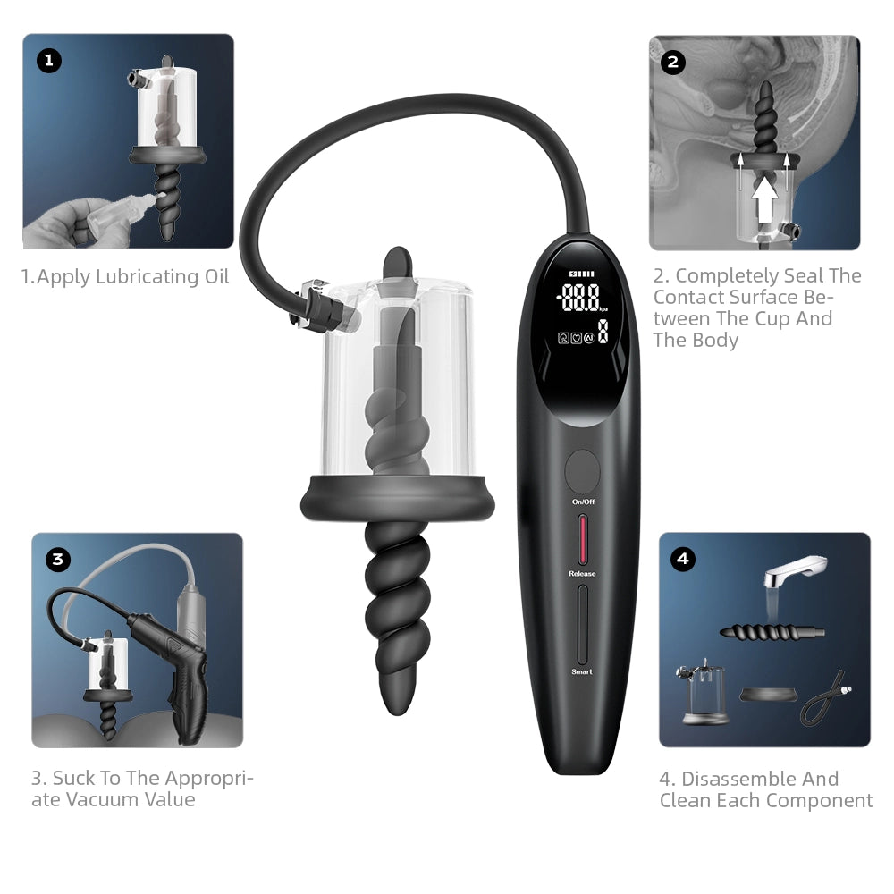 Analni Vibrator s Vakum Pumpom “Rosebud Pro” - Image 5