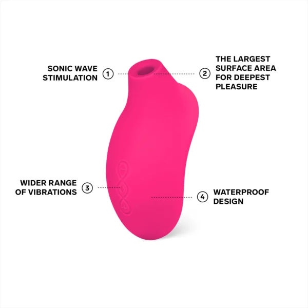 LELO SONA™ 2 Black Cerise - Image 3