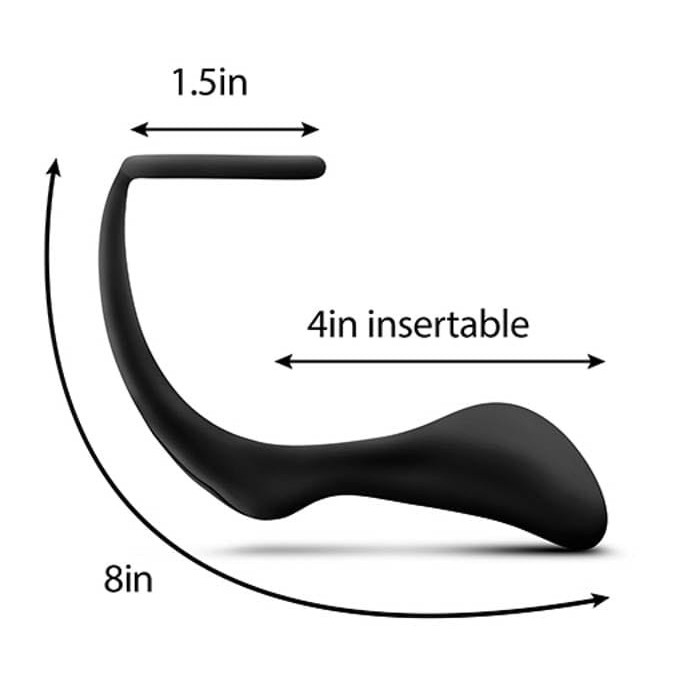 Anal Adventures Cock Ring & Plug - Image 4