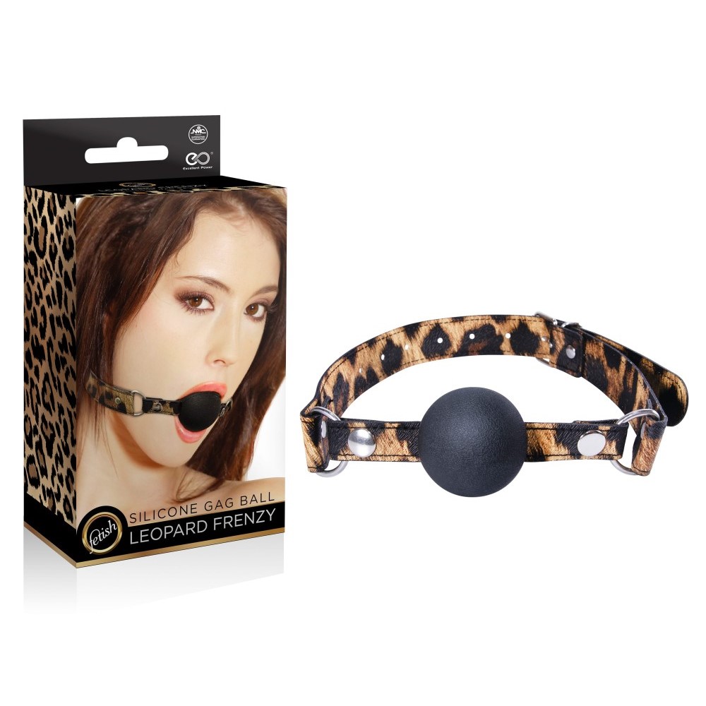 BDSM kugla za usta Leopard Frenzy