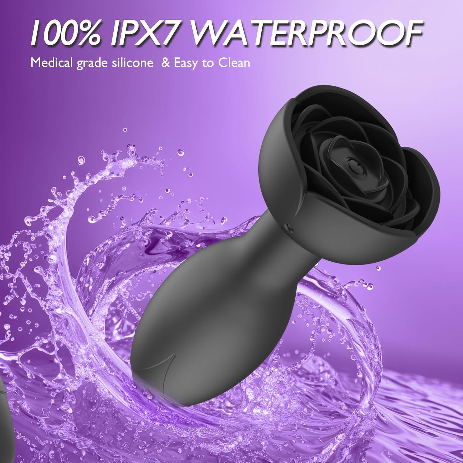 Analni vibrator “Rose Twist” - Image 4